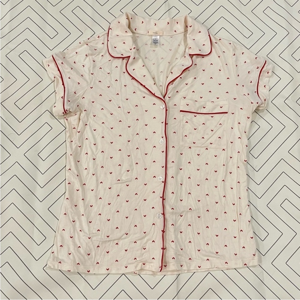 Eberjey Hearts Pajama Top